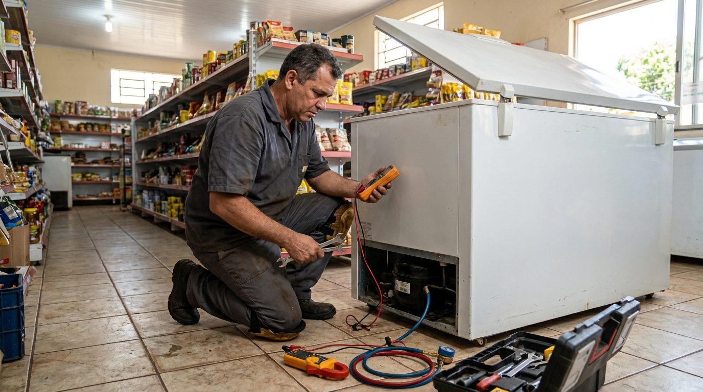 Manutenção em Motor Ventilador no Cuiá, João Pessoa‑PB