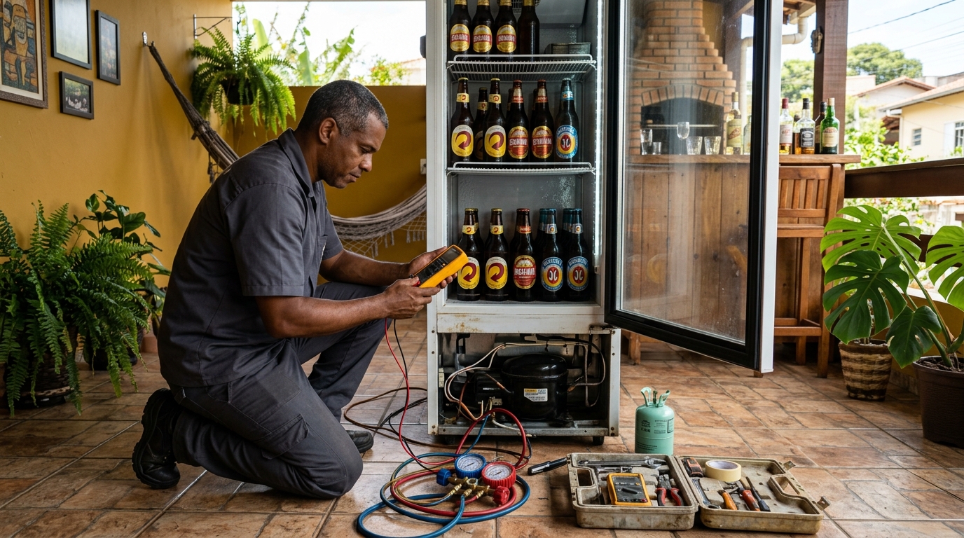 Reparo de Cervejeira Residencial no Oitizeiro, João Pessoa‑PB
